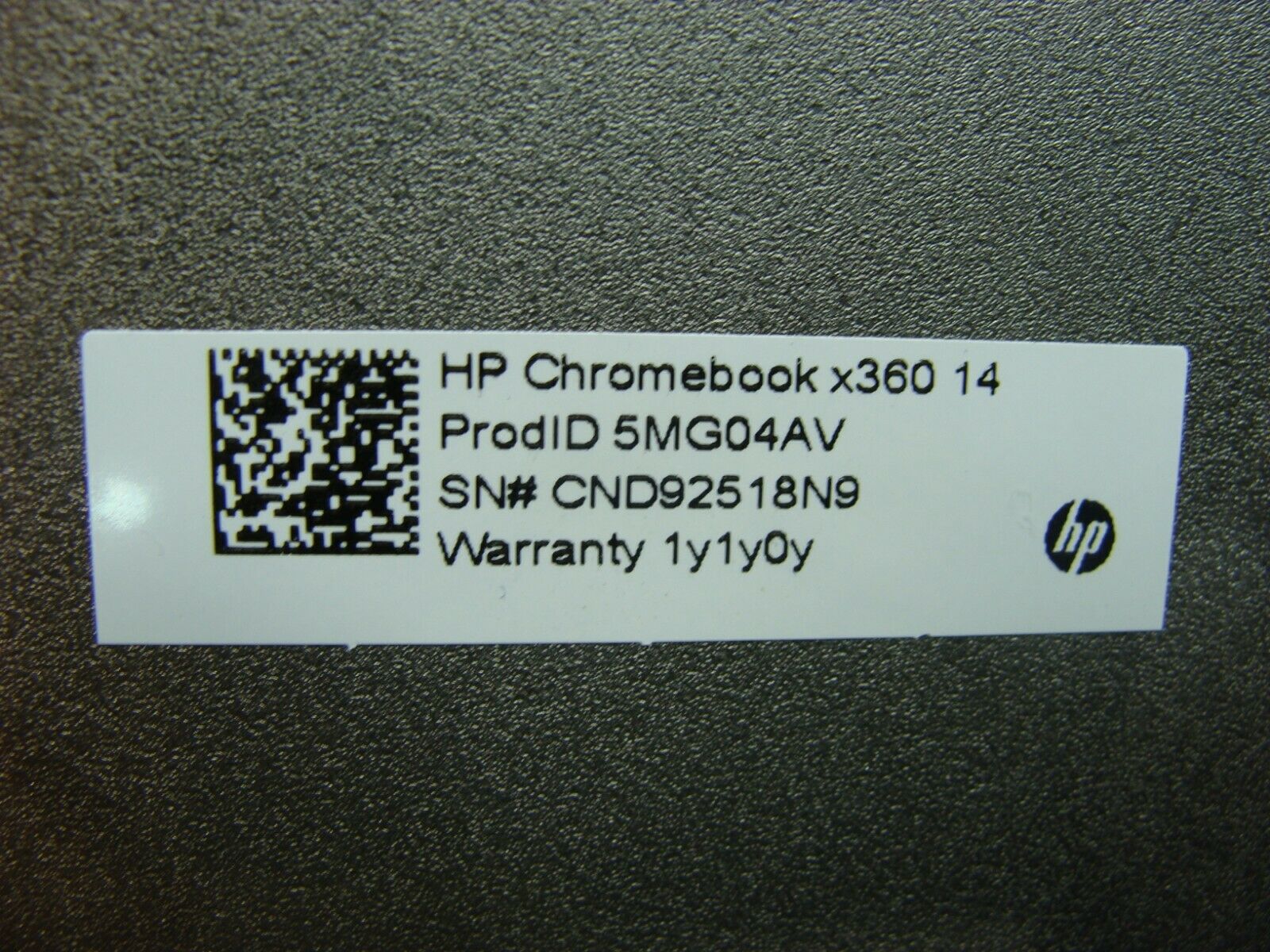 HP Chromebook x360 14 G1 14