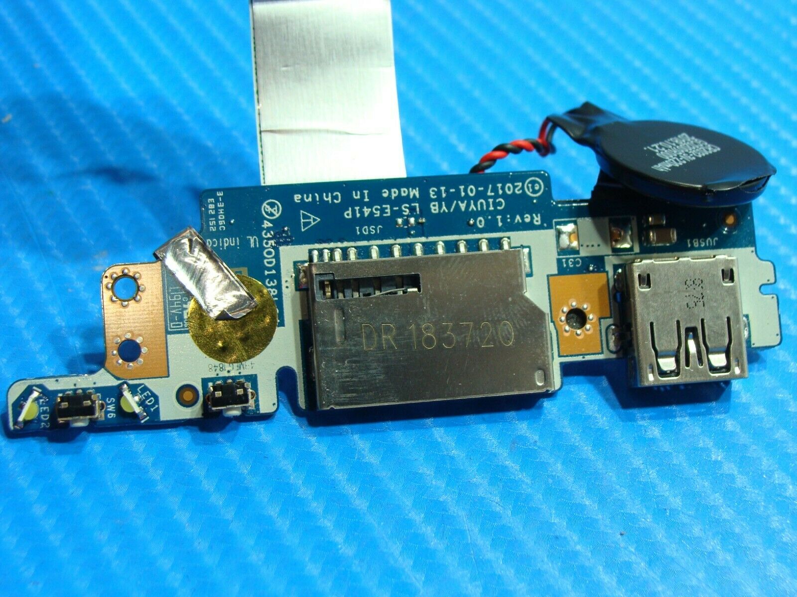 Lenovo IdeaPad Flex 5-1570 81CA 15.6 Audio USB Card Reader Board wCable LS-E541P - Laptop Parts - Buy Authentic Computer Parts - Top Seller Ebay