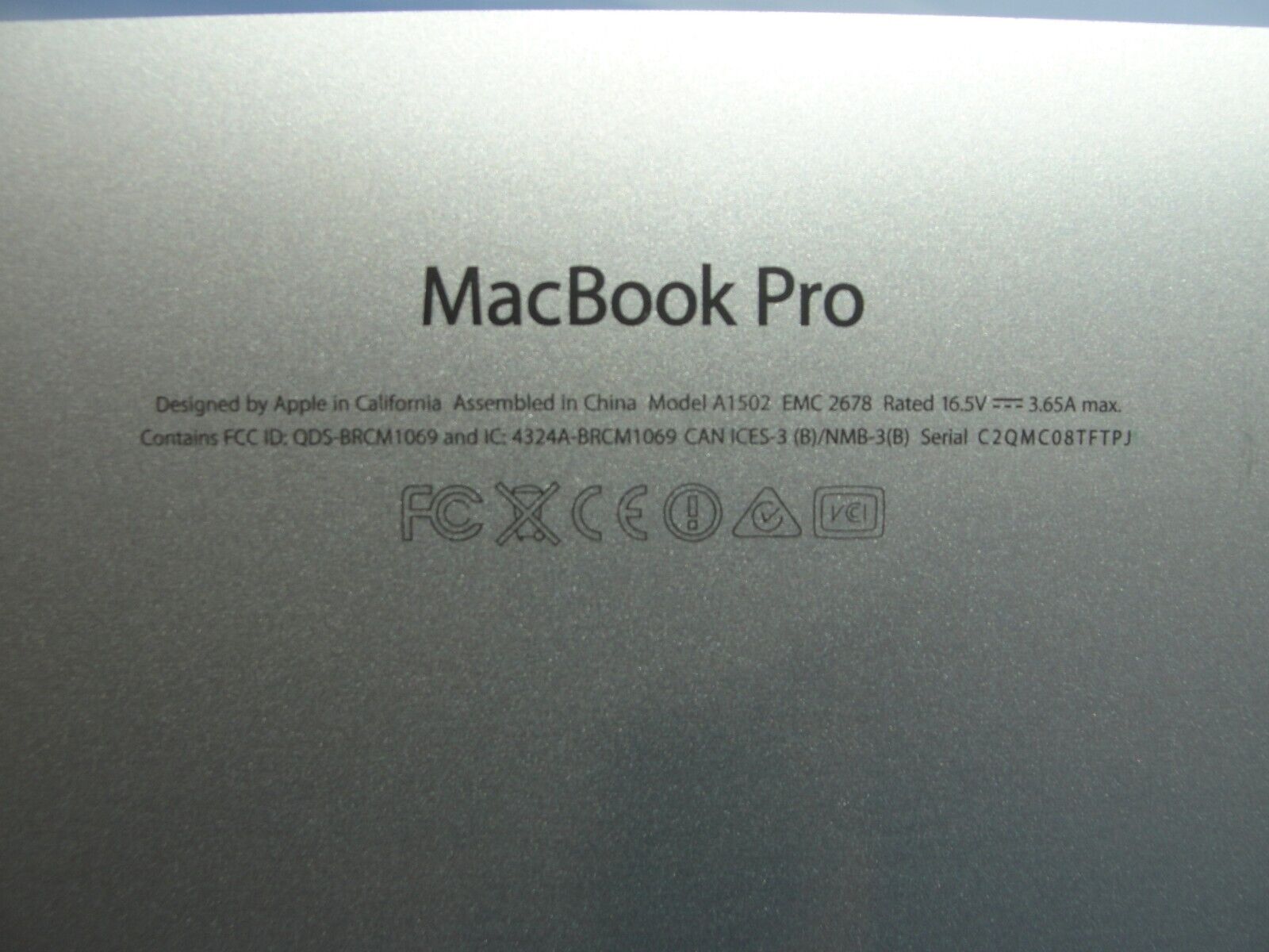 MacBook Pro A1502 13