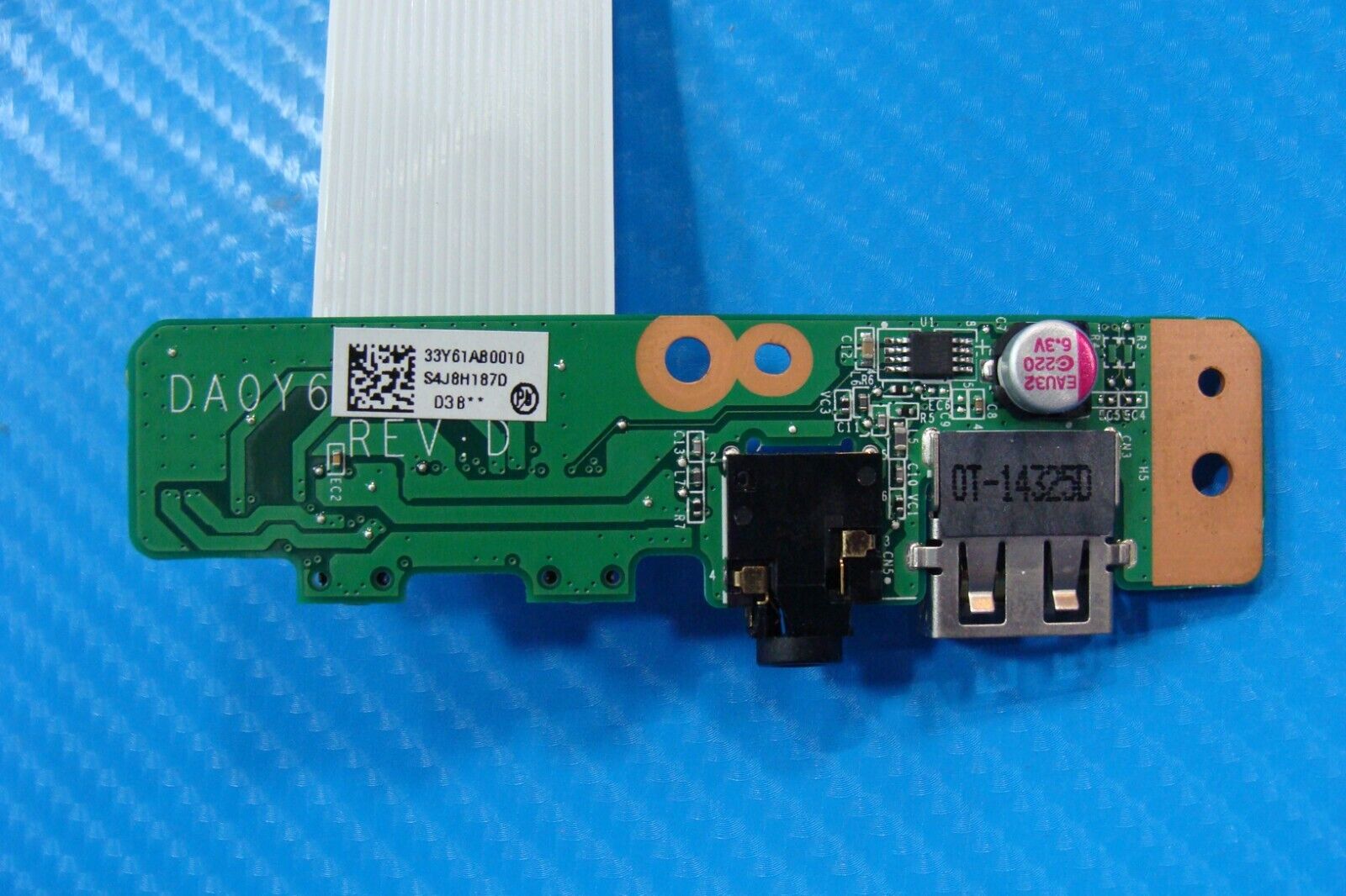 HP Envy x360 15.6” 15-u011dx OEM Laptop USB Audio Port Board w/Cable 33Y61AB0010