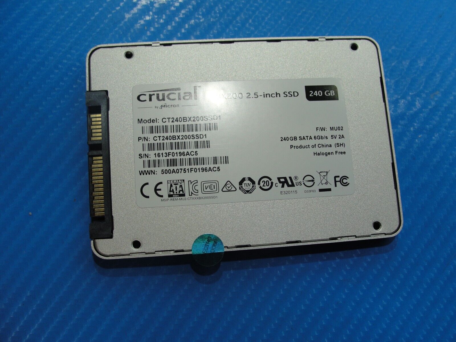 Lenovo T450s Crucial 240GB SATA 2.5