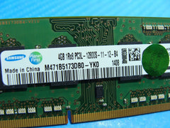 Dell 15 5547 Samsung 8GB 2x4GB PC3L-12800S Memory RAM SO-DIMMM M471B5173DB0-YK0