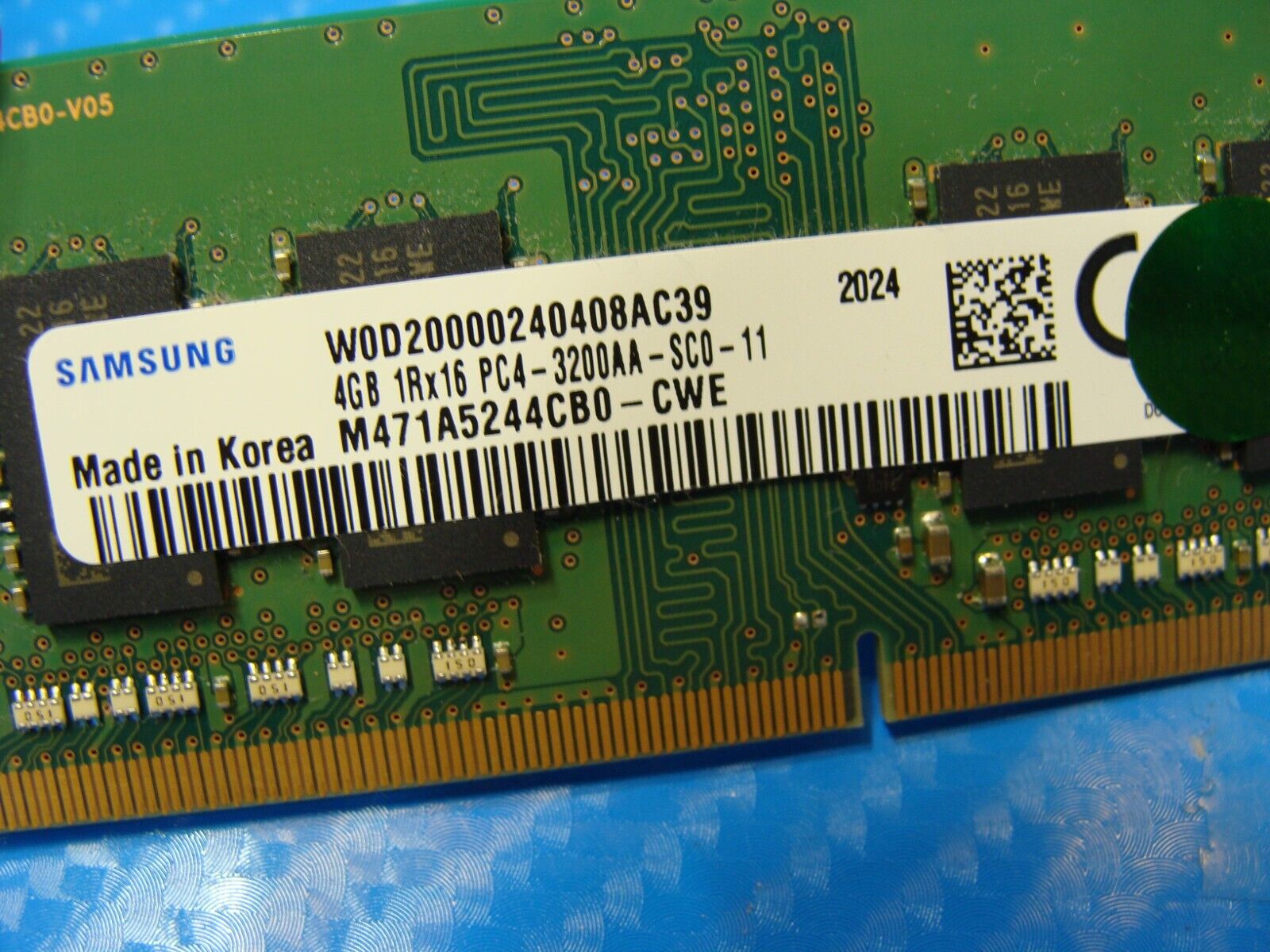 HP 15m-ed0023dx Samsung 4GB 1Rx16 PC4-3200AA SO-DIMM Memory RAM M471A5244CB0-CWE