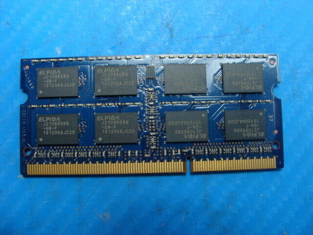 MacBook A1286 Elpida SO-DIMM RAM Memory 4GB SO-DIMM PC3-12800S EBJ41UF8BDU0-GN-F - Laptop Parts - Buy Authentic Computer Parts - Top Seller Ebay