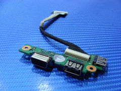 Dell Inspiron N5010 15.6" Genuine Dual USB VGA Board w/ Cable 48.4HH03.011 Dell