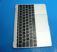 MacBook A1534 12" 2016 MLHA2LL/A Top Case w/Keyboard TrackPad Silver 661-04881 