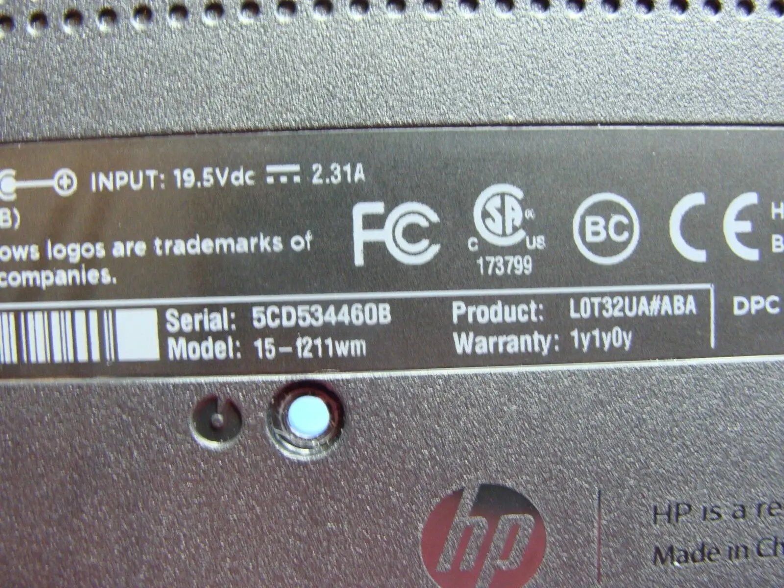 HP 15.6