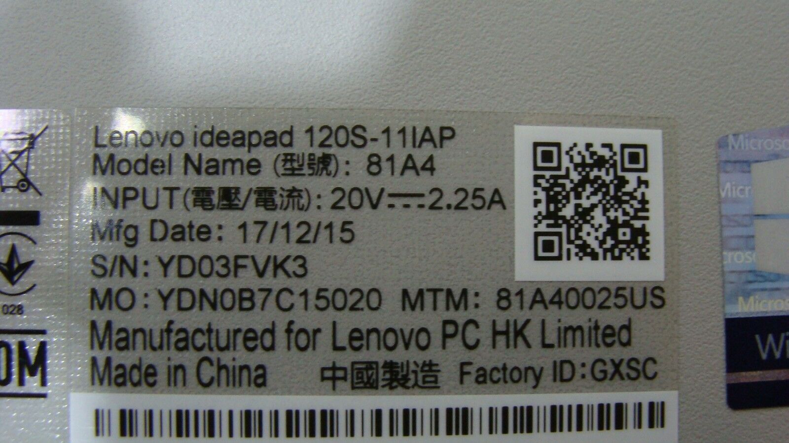 Lenovo IdeaPad 120S-11IAP 11.6