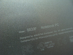 Asus VivoBook S15 15.6” S533F OEM Bottom Case Base Cover Silver 13N1-AUA0N115A