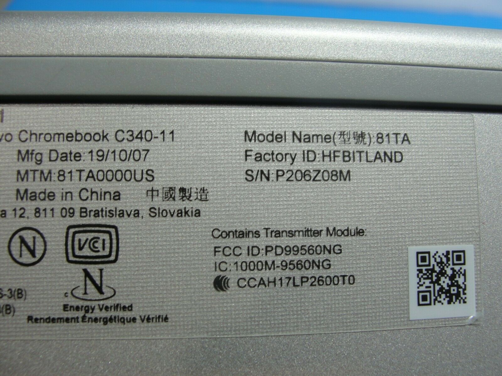 Lenovo Chromebook C340-11 11.6