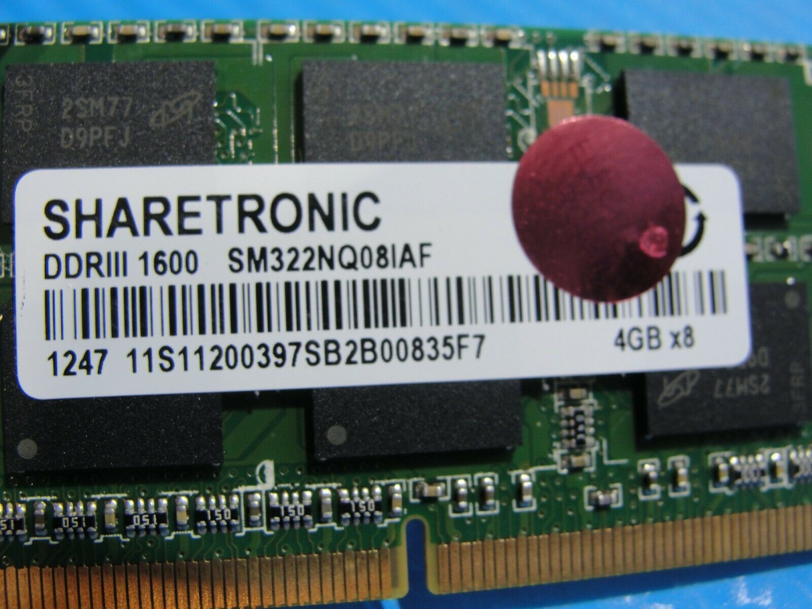 Lenovo Yoga 13 Sharetronic 4GB RAM Memory SO-DIMM 11S11200397 SM322NQ08IAF - Laptop Parts - Buy Authentic Computer Parts - Top Seller Ebay