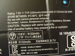 Lenovo Yoga 11.6" 710-11ISK Genuine Laptop Battery 7.64V 40Wh 5264mAh L15L4PC1