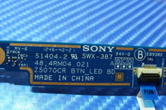 Sony Vaio 17.3" SVE171G12L OEM  Power Button Board w/Cable 48.4RM04.021 GLP* - Laptop Parts - Buy Authentic Computer Parts - Top Seller Ebay