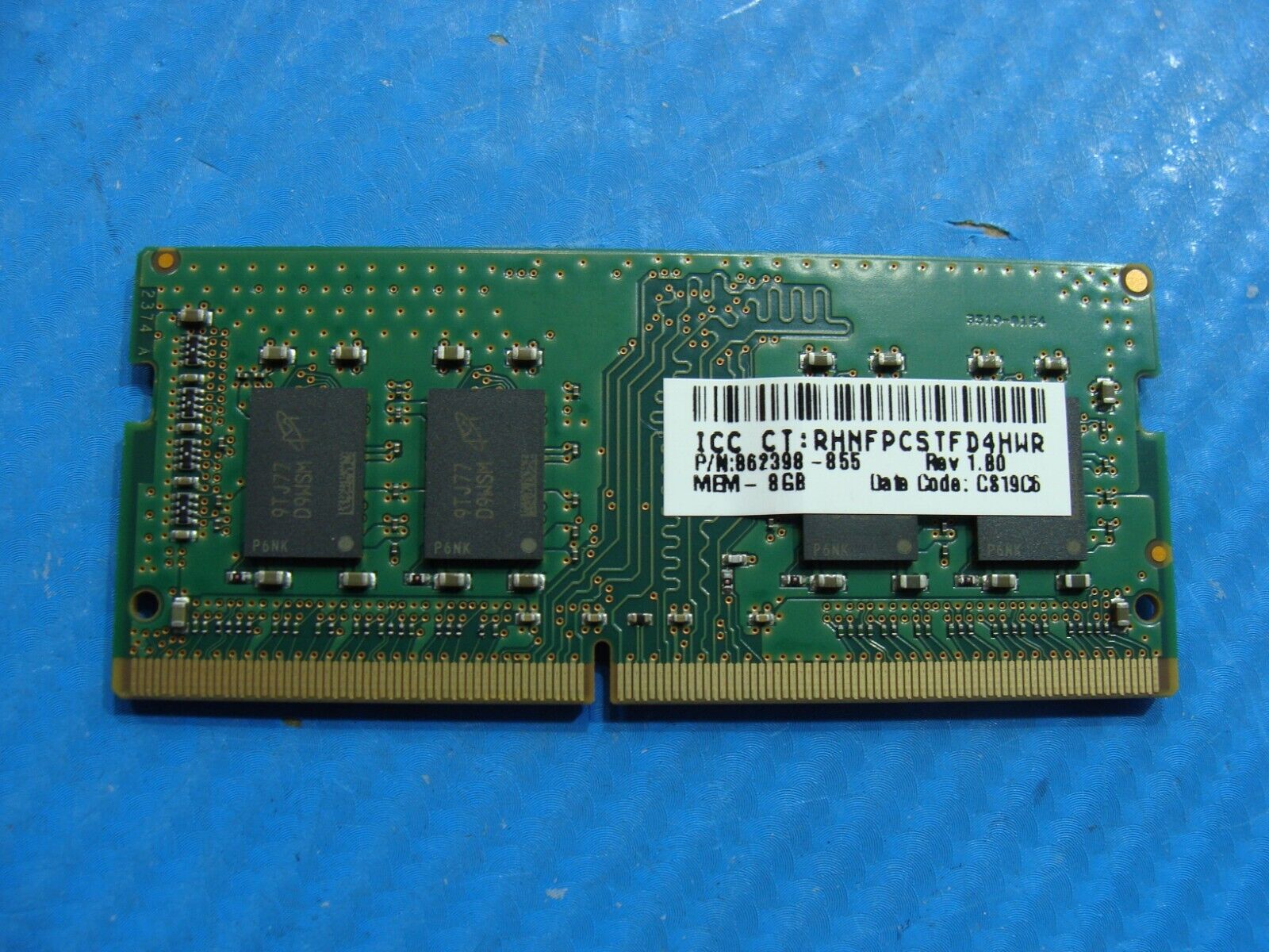 HP 17-by1053dx So-Dimm Micron 8GB Memory RAM PC4-3200AA MTA8ATF1G64HZ-3G2J1