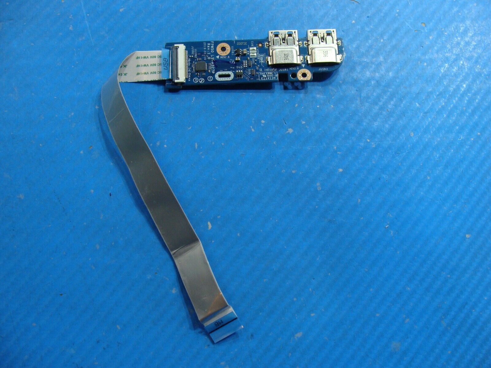 HP 15-dw0037wm 15.6 Dual USB Port Board w/Cable LS-H327P