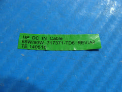 HP 15-g071nr 15.6" Genuine DC IN Power Jack w/Cable 717371-TD6