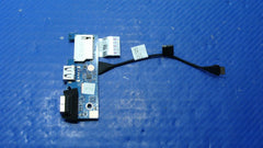 Dell Latitude 3480 14" Genuine USB VGA SD Card Reader Board w/Cables 3FR5T J8J74 Dell