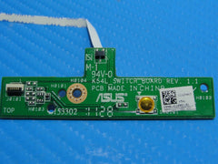 Asus X54L-BBK4 15.6" Genuine Laptop Power Button Board w/ Cable 69N0LJC10B01-01 ASUS