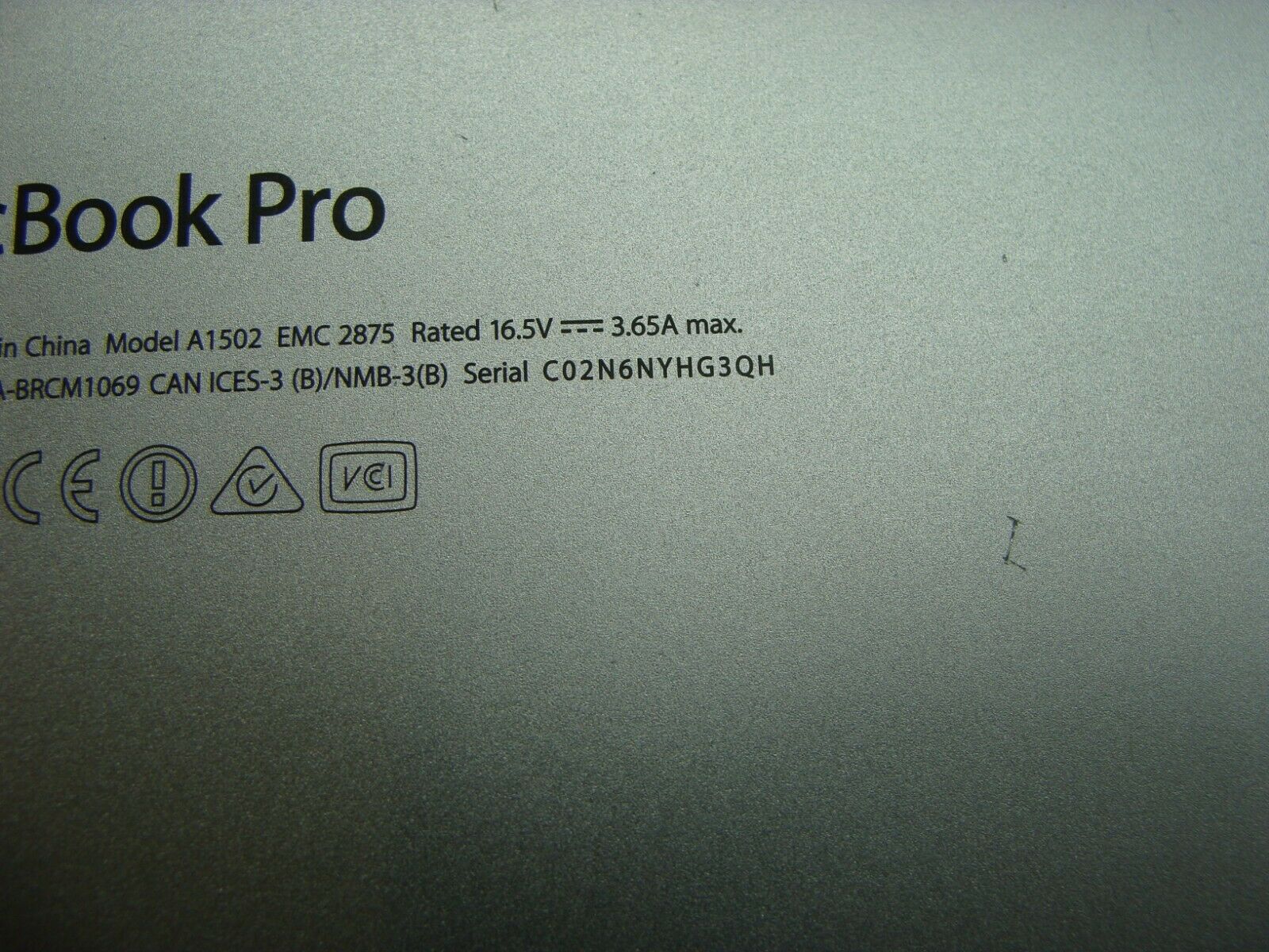 MacBook Pro A1502 13