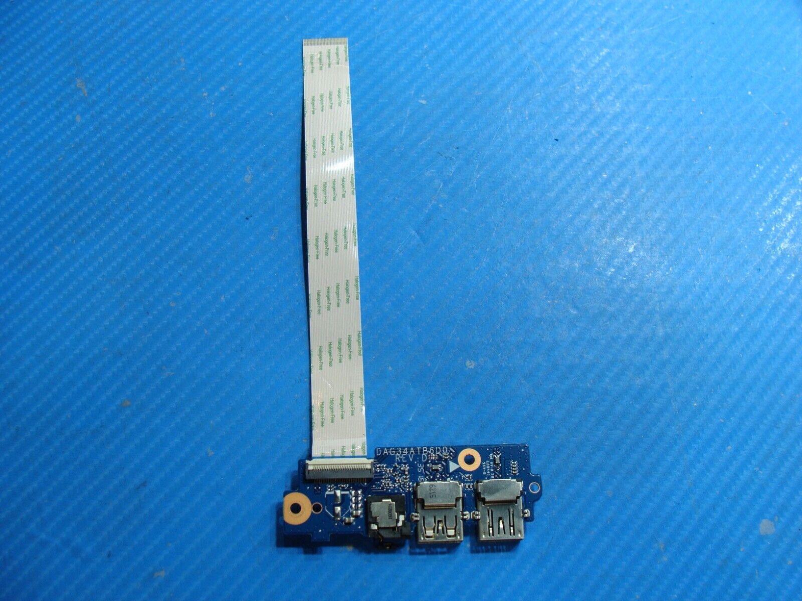 HP Pavilion 15.6 15-au123cl USB Audio Port Board w/Cable DAG34ATB6D0 33G34UB0000