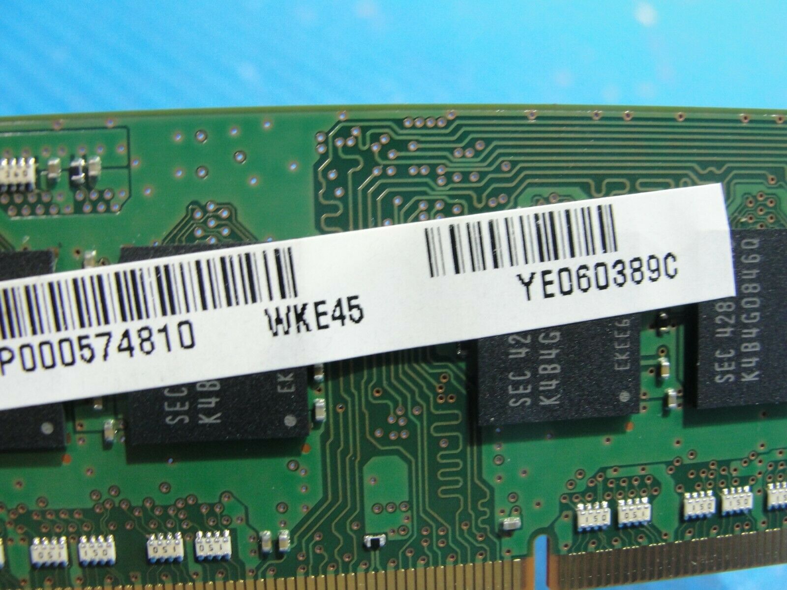 Toshiba P55W-B5224 Samsung 4GB Memory RAM SO-DIMM PC3L-12800S M471B5173QH0-YK0 