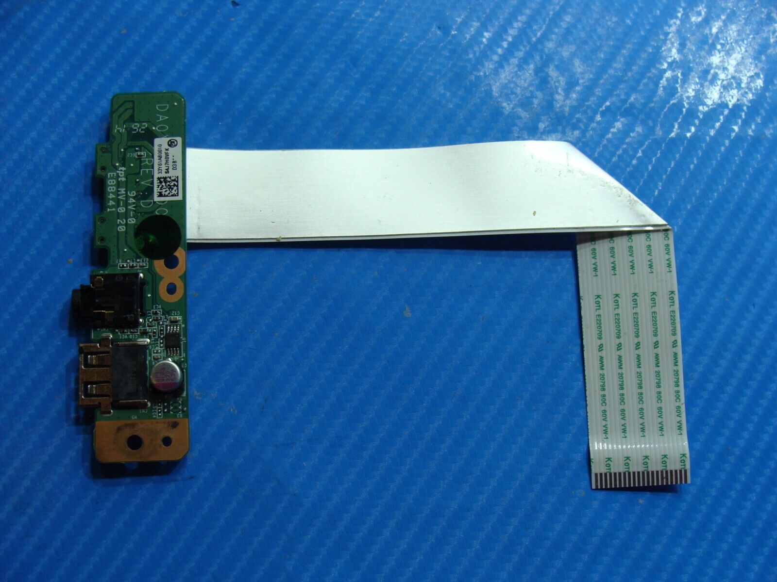 HP Pavilion 13.3” 13-a091nr Genuine USB Audio Button Board w/Cable 33Y61AB0010