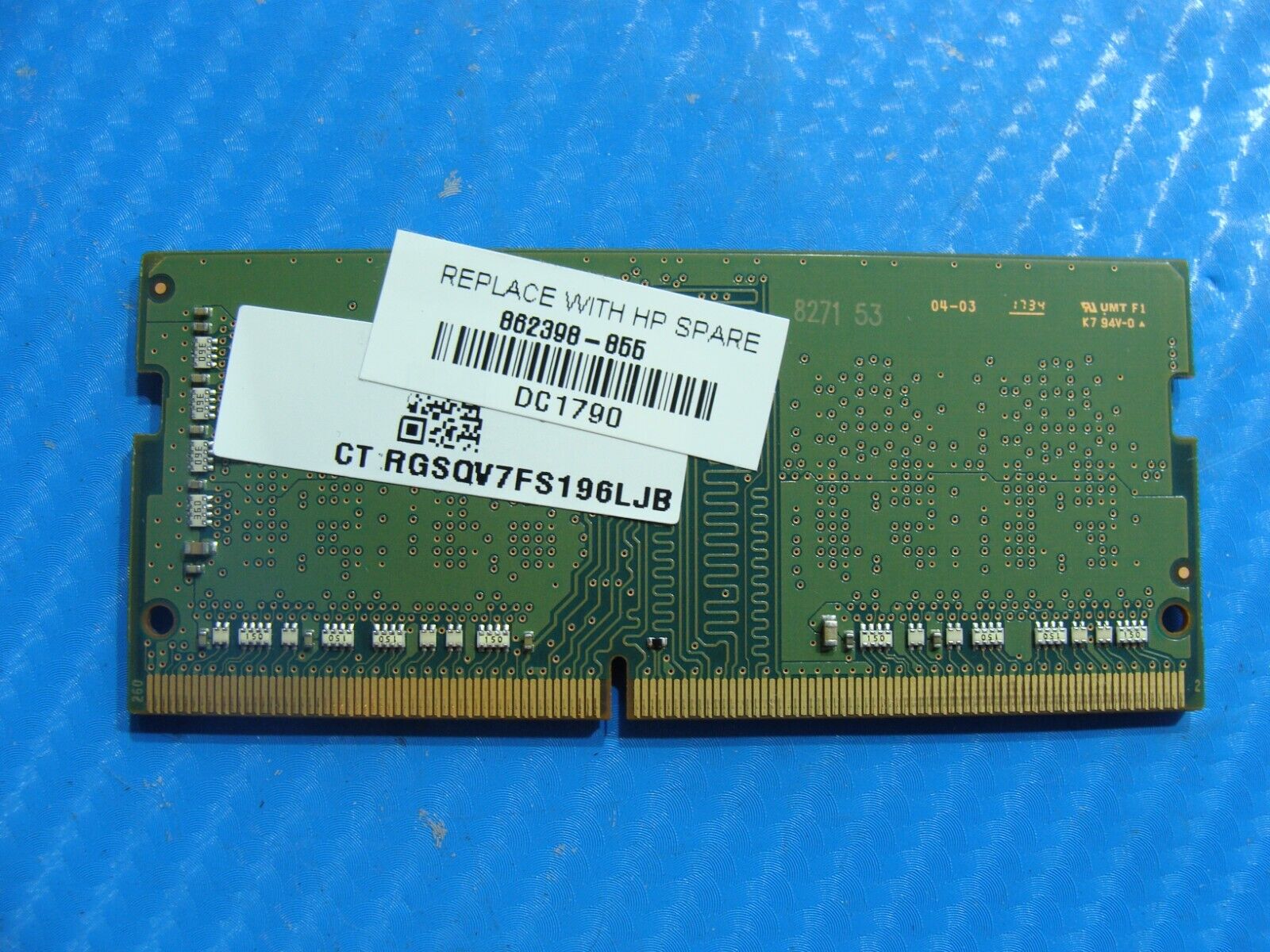 HP 15-cc184cl Samsung 4GB 1Rx16 PC4-2400T Memory RAM SO-DIMM M471A5244CB0-CRC