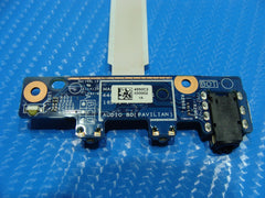 HP Pavilion x360 14" 15-br033nr Genuine USB Audio Board w/Cable 455.0C203.0002