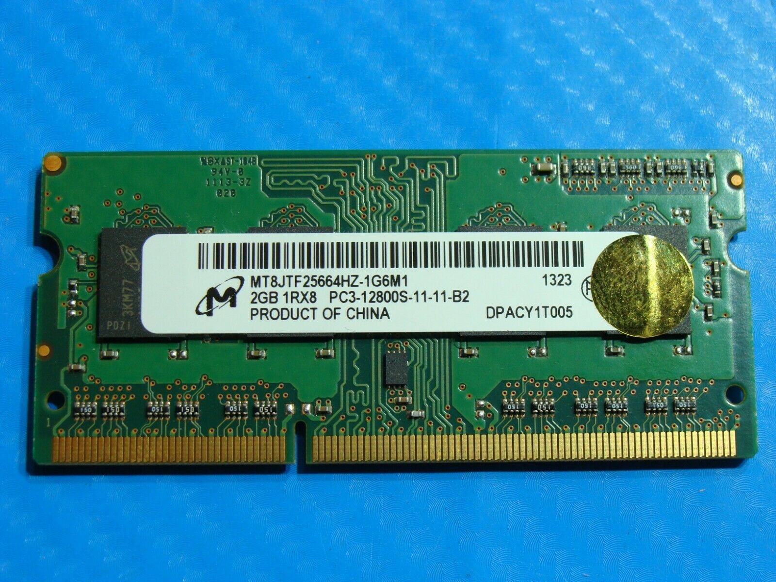 MacBook Pro A1278 Micron 2GB PC3-12800S SO-DIMM RAM Memory MT8JTF25664HZ-1G6M1 - Laptop Parts - Buy Authentic Computer Parts - Top Seller Ebay