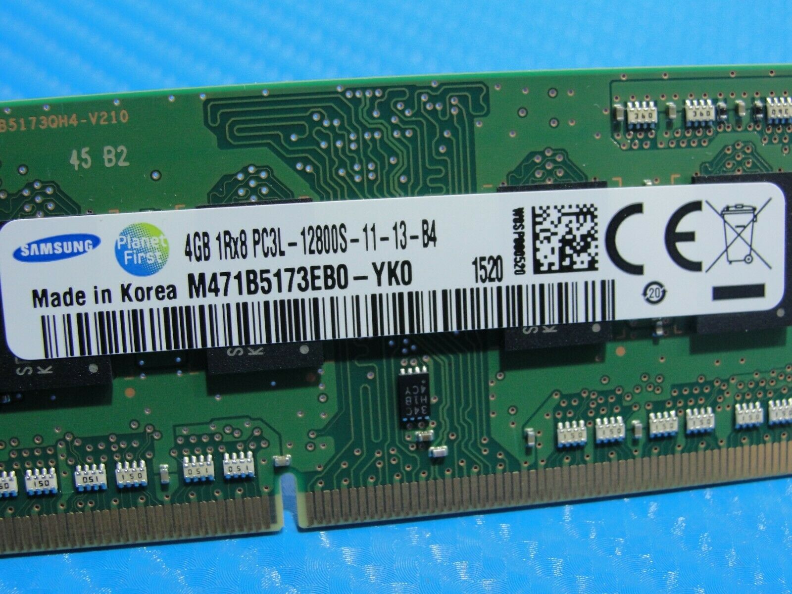 Dell 15 5558 SO-DIMM Samsung 4GB Memory PC3L-12800S-11-13-B4 M471B5173EB0-YK0 - Laptop Parts - Buy Authentic Computer Parts - Top Seller Ebay