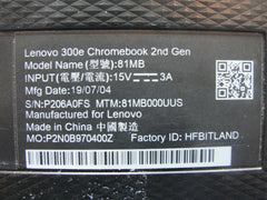 Lenovo Chromebook 11.6" 300e 81MB 2nd Gen Bottom Case Black P206A0FS 8S1102-0449 - Laptop Parts - Buy Authentic Computer Parts - Top Seller Ebay