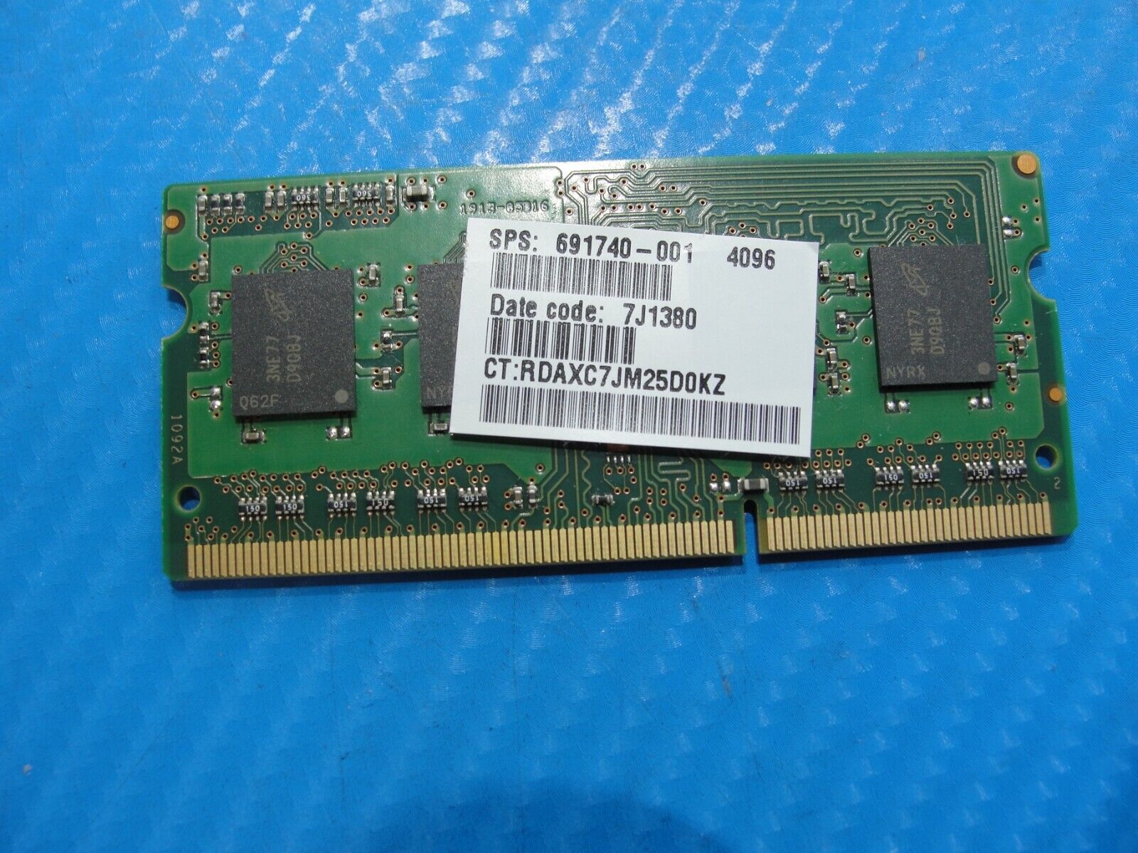 HP m6-k025dx Micron 4Gb 1Rx8 PC3L-12800S Memory RAM SO-DIMM MT8KTF51264HZ-1G6E1