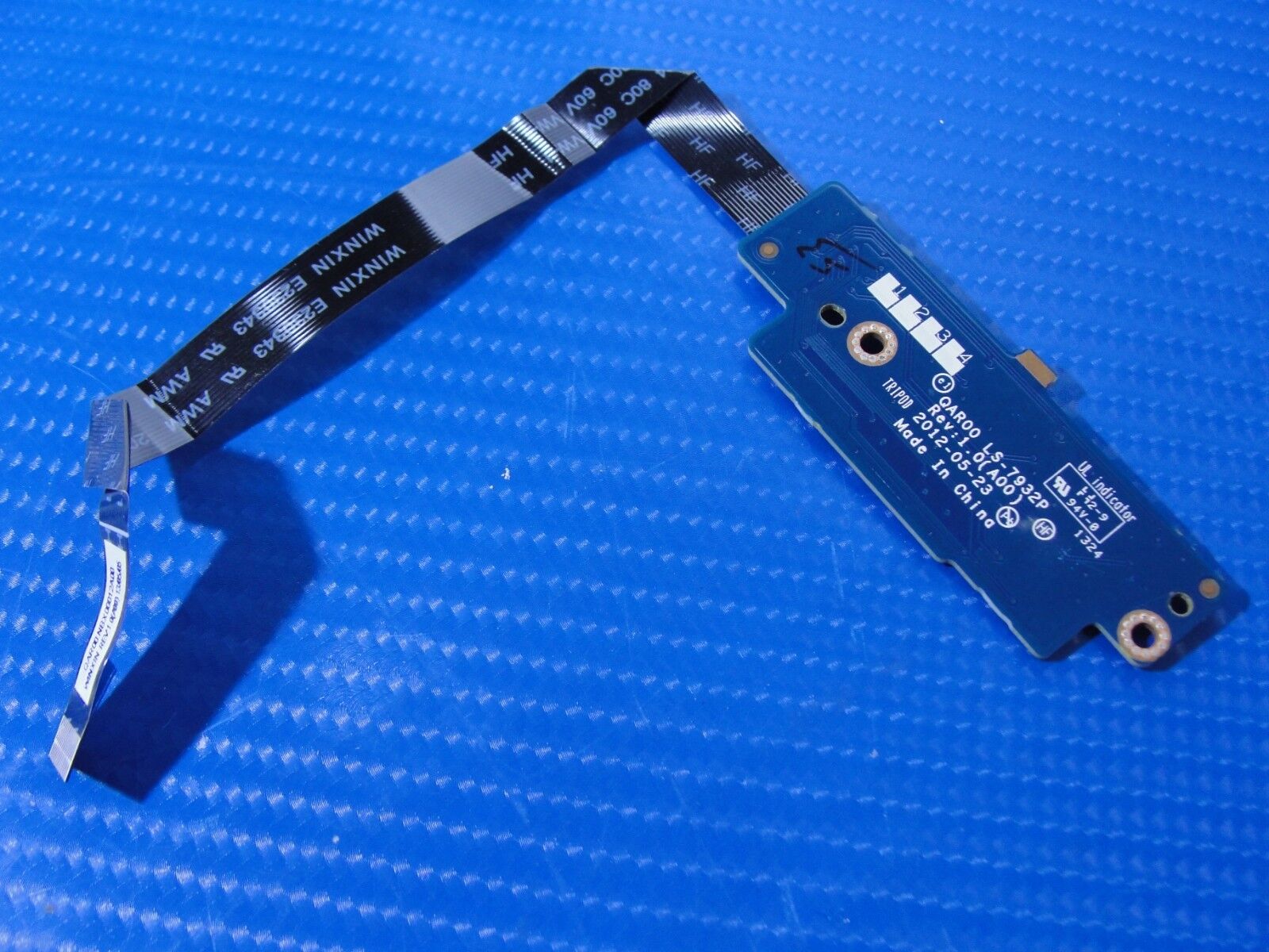 Dell Precision 15.6 M4700 OEM Laptop LED Media Button Board w/Cable LS-7932P