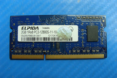 MacBook Pro A1278 Elpida 2Gb Memory Ram So-Dimm pc3-12800s ebj20uf8bdu0-gn 