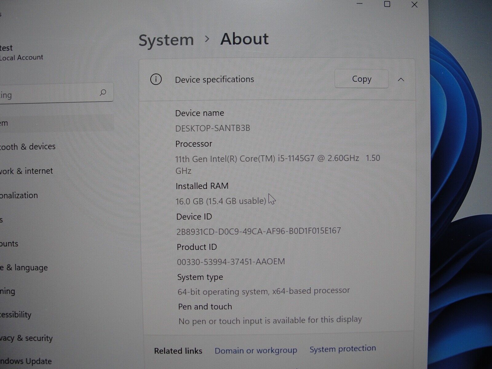 Power Battery Dell Latitude 5420 FHD 14