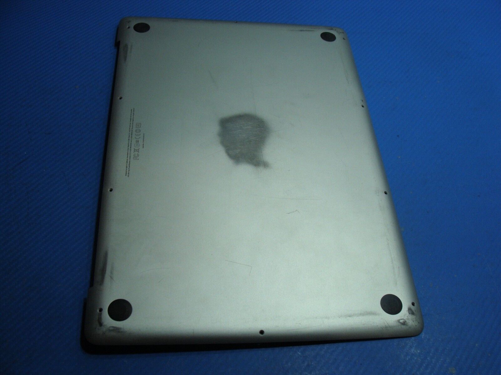 MacBook Pro 15” A1286 Mid 2012 MD103LL/A Genuine Bottom Case Silver 923-0083