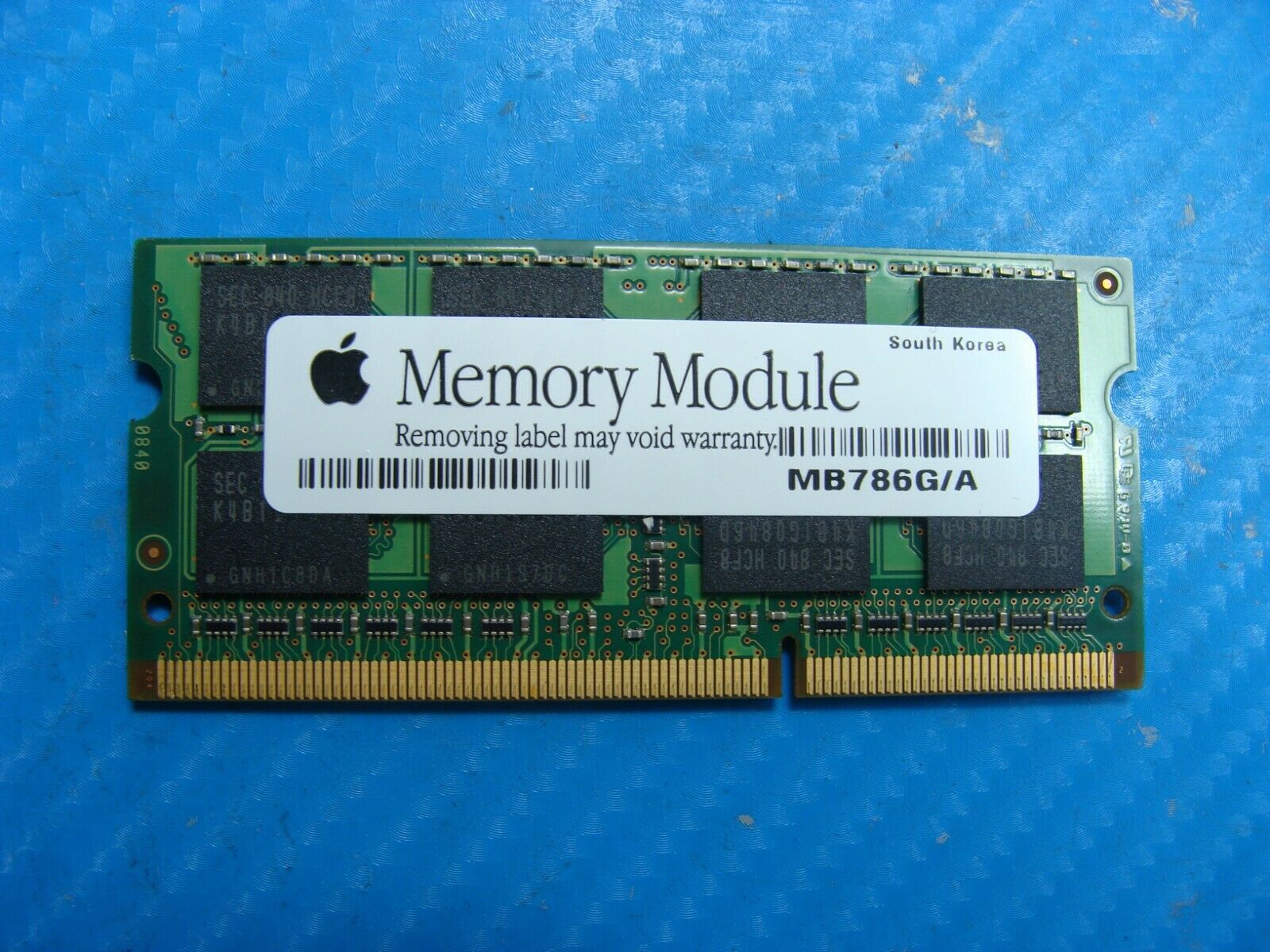 MacBook A1278 Samsung 2GB SO-DIMM Memory RAM PC3-8500S-07-00-F0 M471B5673DH1-CF8 - Laptop Parts - Buy Authentic Computer Parts - Top Seller Ebay