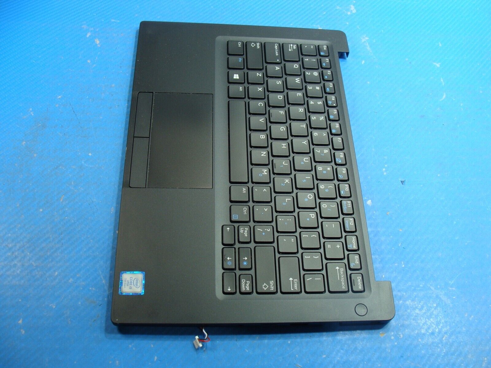 Dell Latitude 7290 12.5 Genuine Laptop Palmrest w/Touchpad Keyboard PVP3V