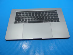 MacBook Pro 15" A1990 2019 BTO Genuine Top Case NO Battery Space Gray 661-13163