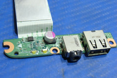 HP 15-f014wm 15.6" Genuine Laptop USB Audio Port Board w/Cable DA0U83TB6E0 HP