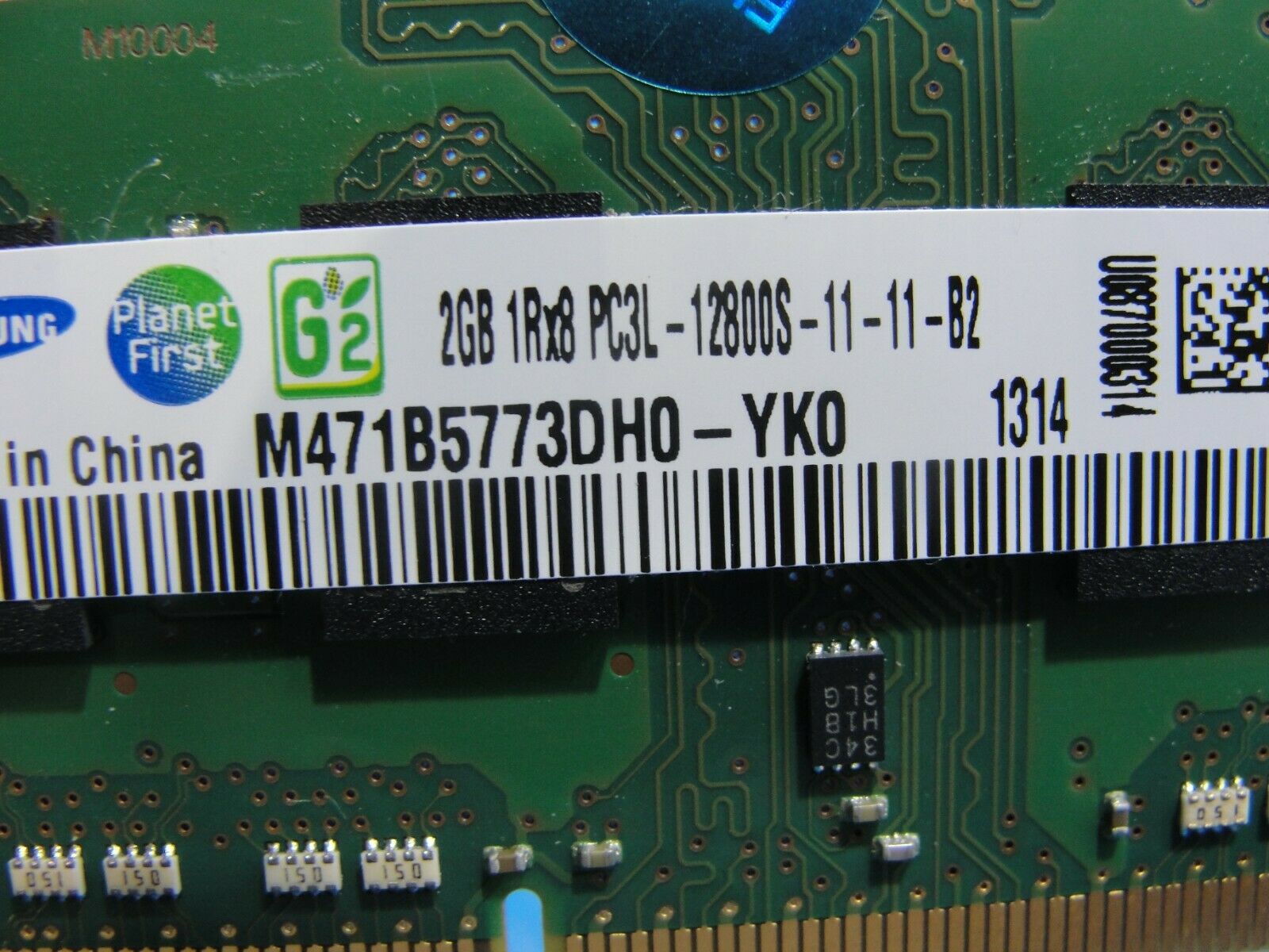 HP 15-b119wm Samsung 6GB 2GB+4GB PC3L-12800S SO-DIMM Memory RAM M471B5773DH0-YK0 