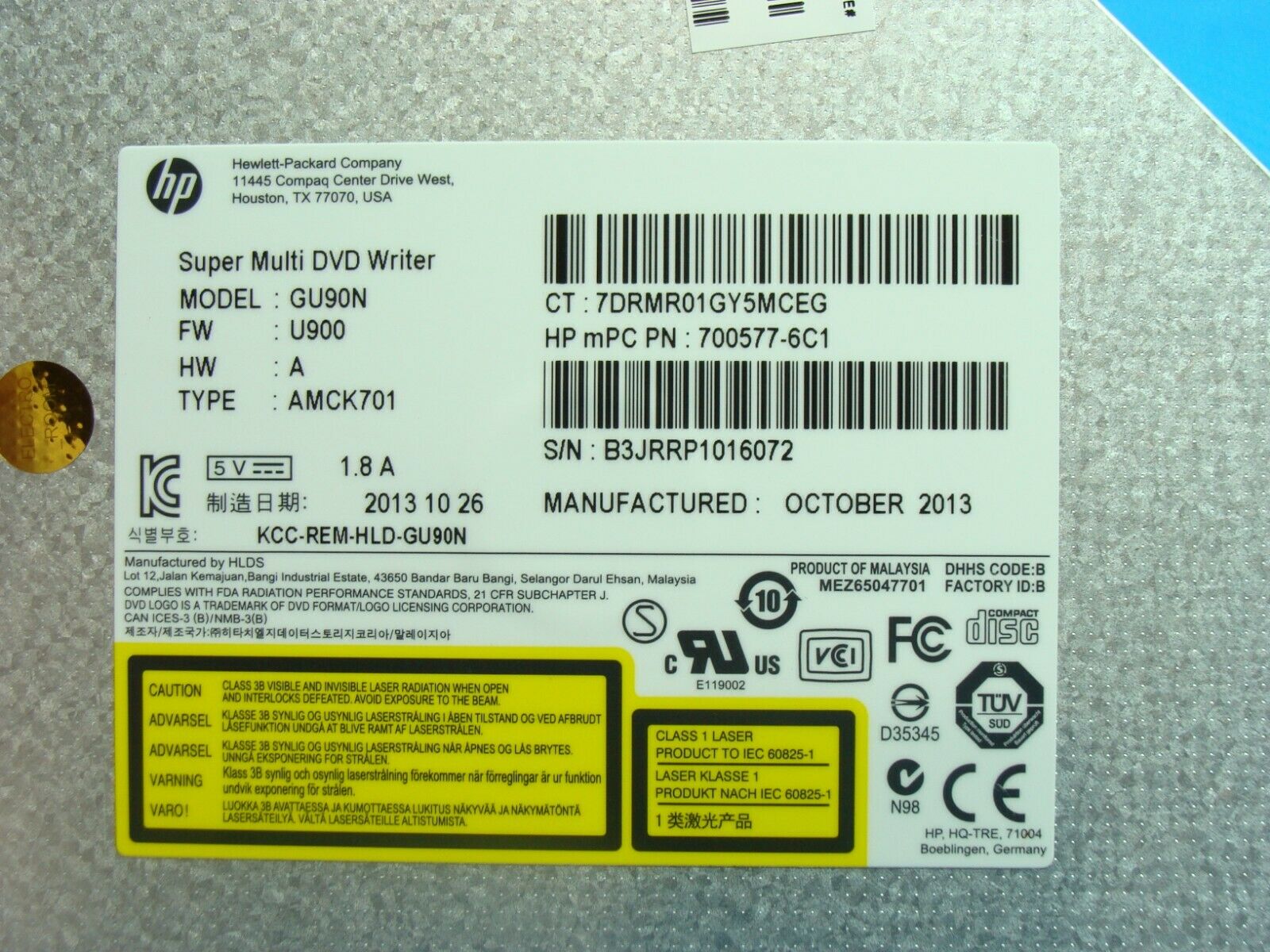 HP Notebook 15-d017cl 15.6