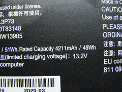 Lenovo ThinkPad 14" T490 Genuine Battery 11.55V 51Wh 4211mAh L18L3P73 5B10W13905