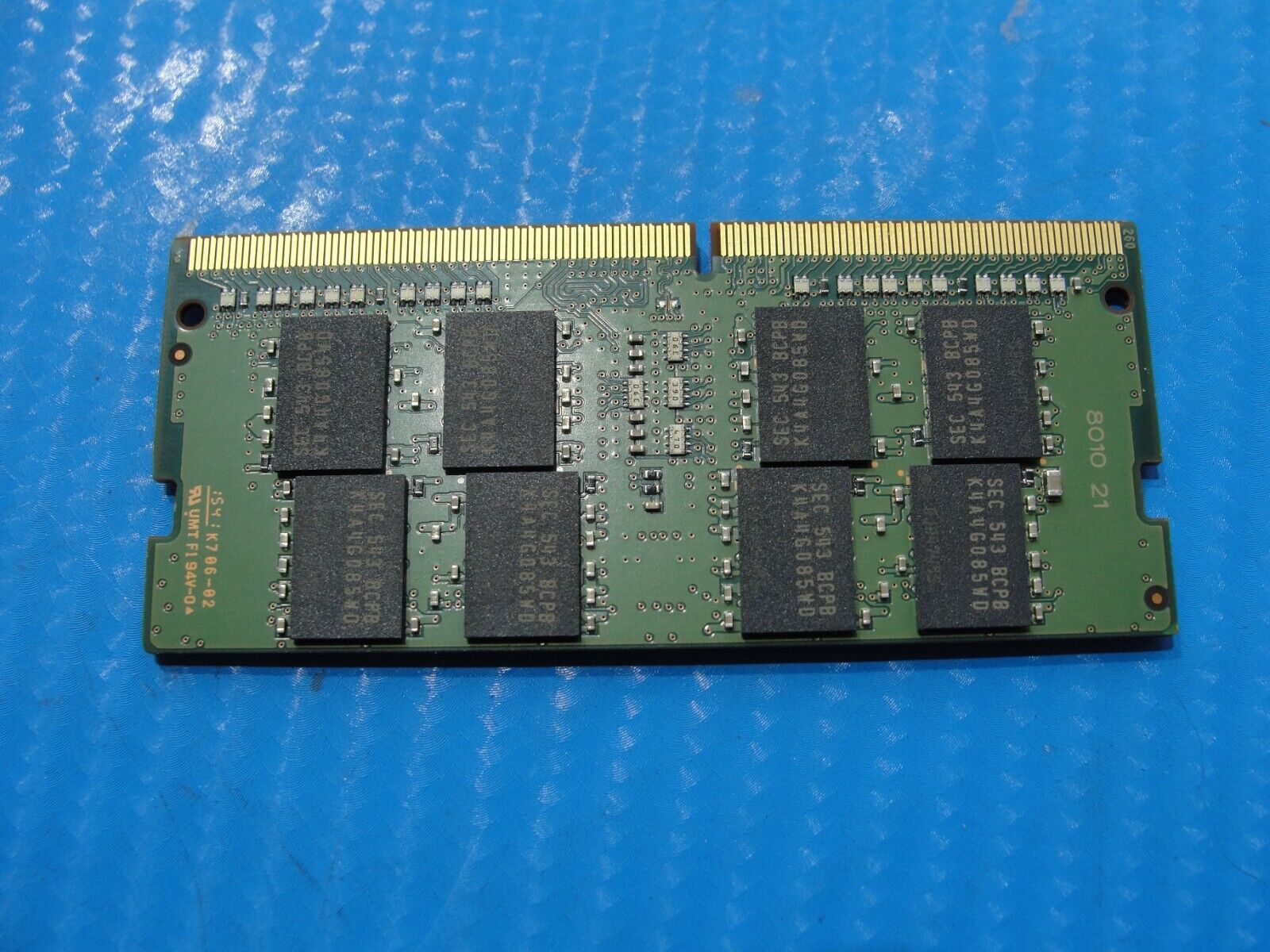 Dell 7520 Samsung 8GB 2Rx8 Memory Ram So-Dimm PC4-2133P M471A1G43DB0-CPB