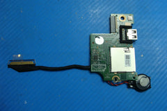 Dell Inspiron 13-7373 13.3" Power Button USB SD Reader Board w/Cables 3mfmx 