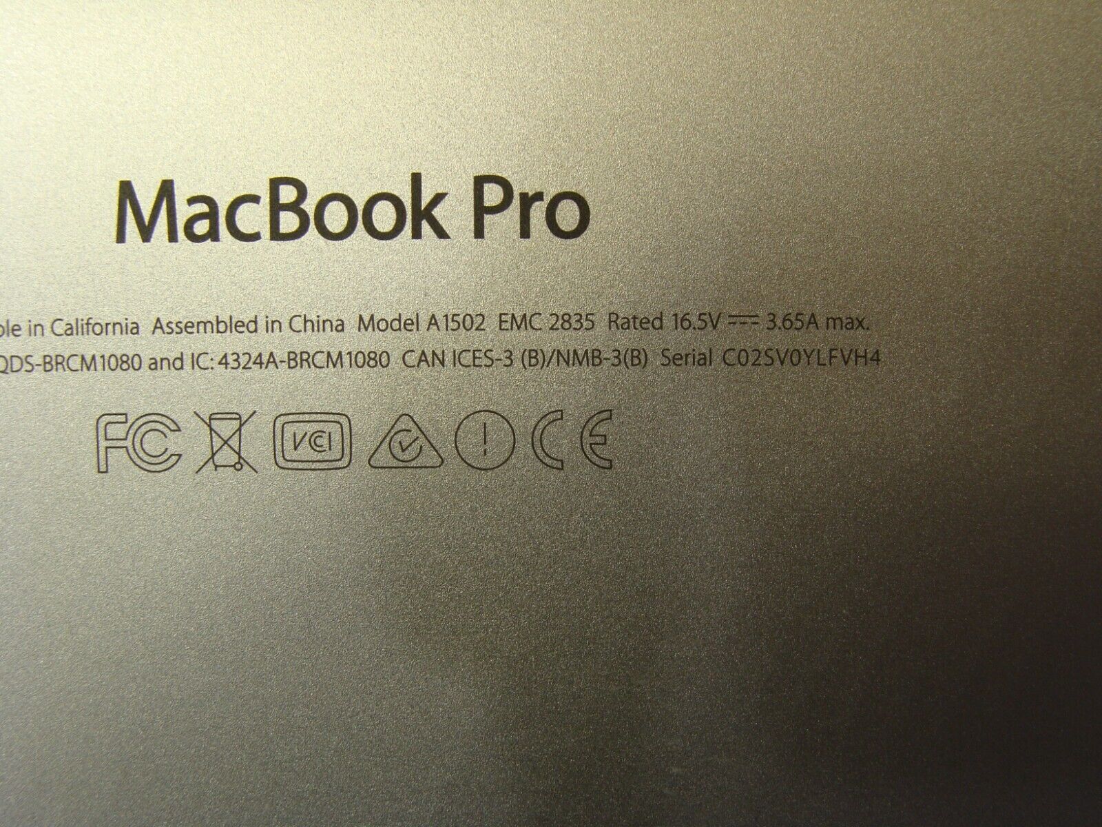 MacBook Pro A1502 13