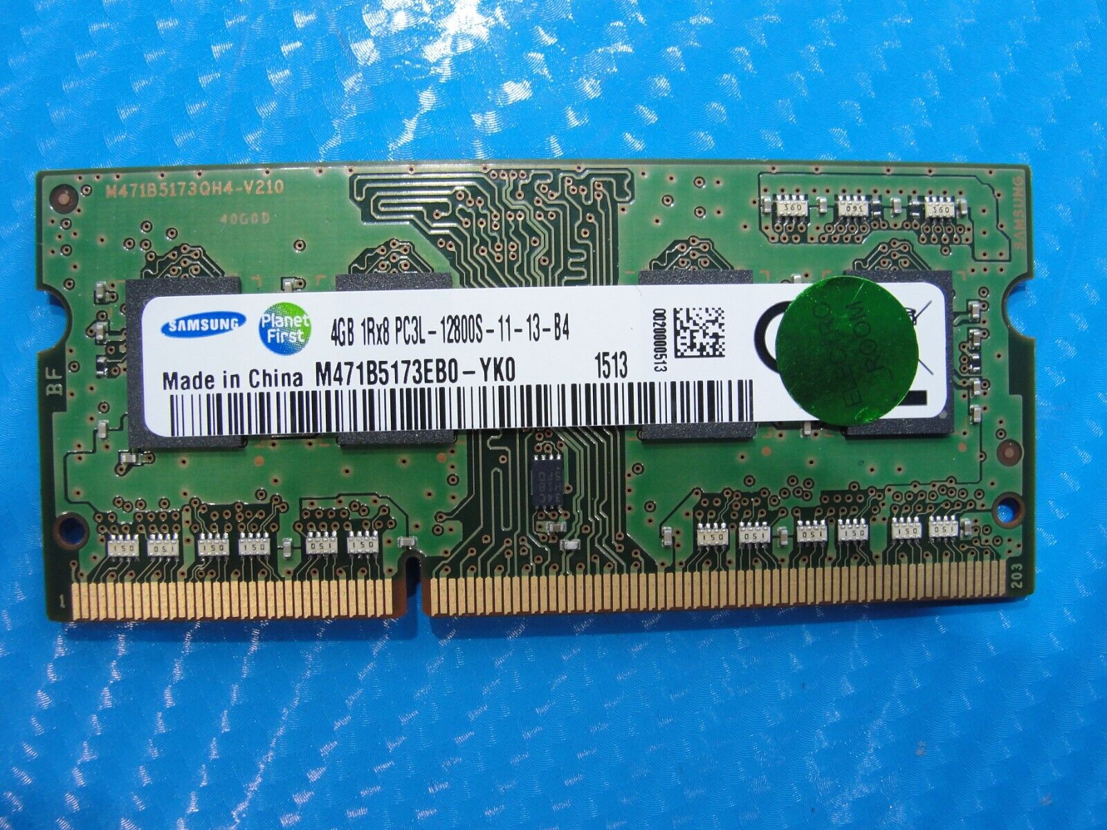 Lenovo T450s So-Dimm Samsung 4Gb 1Rx8 Memory Ram PC3L-12800S M471B5173EB0-YK0