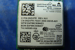 Dell Inspiron 23 5348 AIO 23" Genuine WiFi Wireless Card N2VFR 3160NGW ER* - Laptop Parts - Buy Authentic Computer Parts - Top Seller Ebay