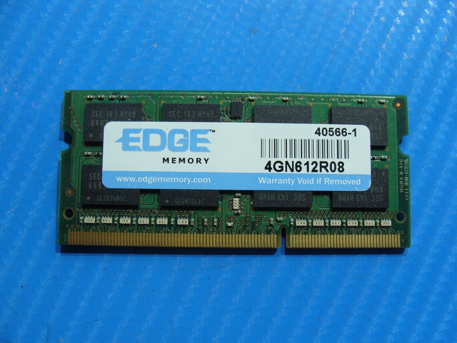 Apple A1286 MC371LL Samsung 4Gb Memory RAM So-Dimm PC3L-10600S M471B5273DH0-YH9