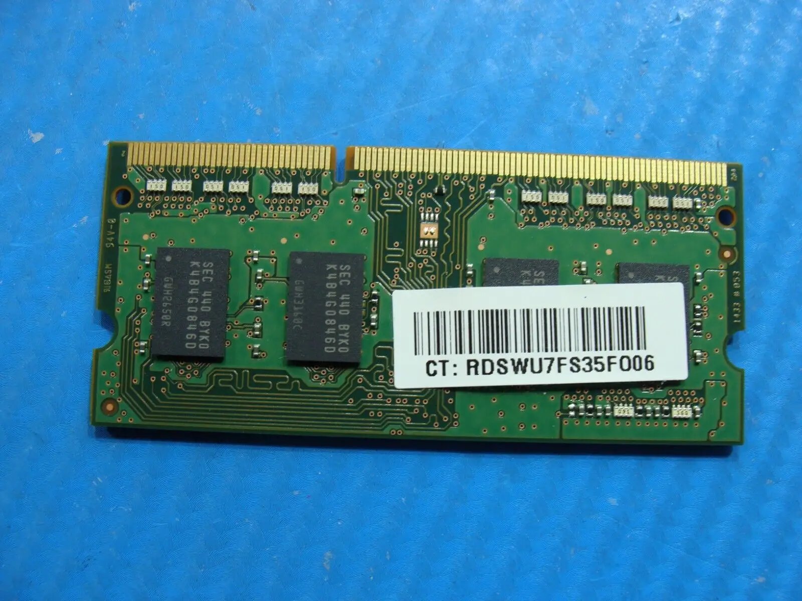 HP 15-f019dx So-Dimm Samsung 4GB 1Rx8 Memory RAM PC3L-12800S M471B5173DB0-YK0